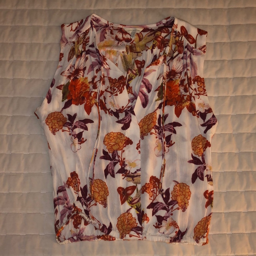 Lucky Brand Floral Blouse